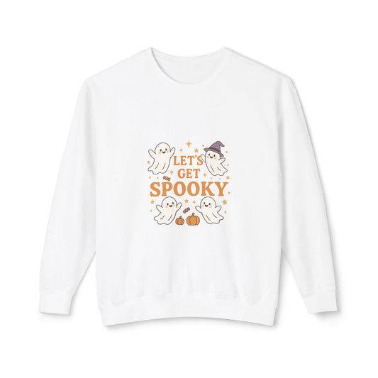 Lets Get Spooky Matching Halloween Sweatshirt | Cute Ghost Family Outfit | Fall Cozy Sweater | Halloween Gift Idea