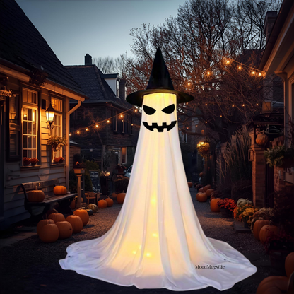 Halloween Decor Spooky Ghost Yard Stake With Stake Weatherproof Porch Garden Decorations For Front Yard Haunted House Props