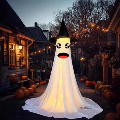 Halloween Decor Spooky Ghost Yard Stake With Stake Weatherproof Porch Garden Decorations For Front Yard Haunted House Props