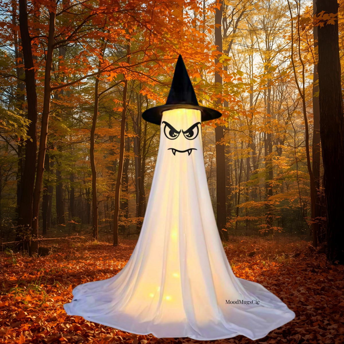 Halloween Decor Spooky Ghost Yard Stake With Stake Weatherproof Porch Garden Decorations For Front Yard Haunted House Props