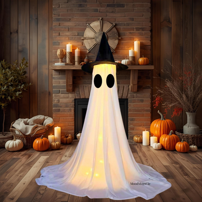 Halloween Decor Spooky Ghost Yard Stake With Stake Weatherproof Porch Garden Decorations For Front Yard Haunted House Props