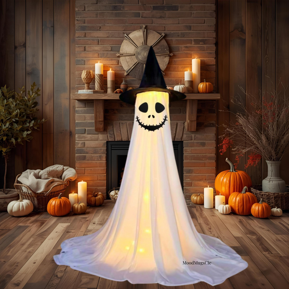 Halloween Decor Spooky Ghost Yard Stake With Stake Weatherproof Porch Garden Decorations For Front Yard Haunted House Props