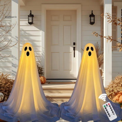 Halloween Decor Spooky Ghost Yard Stake With Stake Weatherproof Porch Garden Decorations For Front Yard Haunted House Props