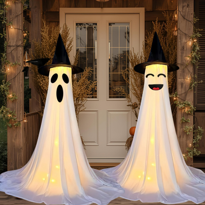 Halloween Decor Spooky Ghost Yard Stake With Stake Weatherproof Porch Garden Decorations For Front Yard Haunted House Props