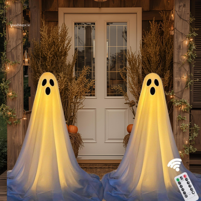 Halloween Decor Spooky Ghost Yard Stake With Stake Weatherproof Porch Garden Decorations For Front Yard Haunted House Props