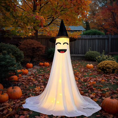 Halloween Decor Spooky Ghost Yard Stake With Stake Weatherproof Porch Garden Decorations For Front Yard Haunted House Props