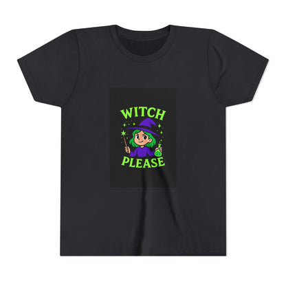 Halloween Youth Tee, Kids Costume Shirt, Trick or Treat Tshirt, Spooky Children's Clothing, Pumpkin Graphic Top
