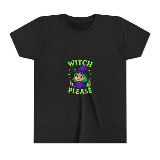 Halloween Youth Tee, Kids Costume Shirt, Trick or Treat Tshirt, Spooky Children's Clothing, Pumpkin Graphic Top