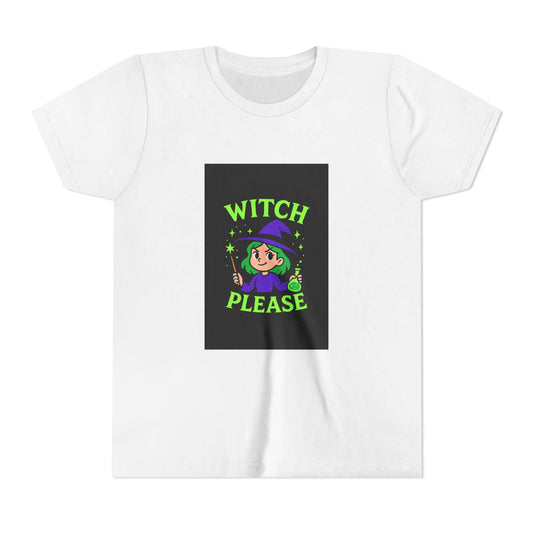 Halloween Youth Tee, Kids Costume Shirt, Trick or Treat Tshirt, Spooky Children's Clothing, Pumpkin Graphic Top