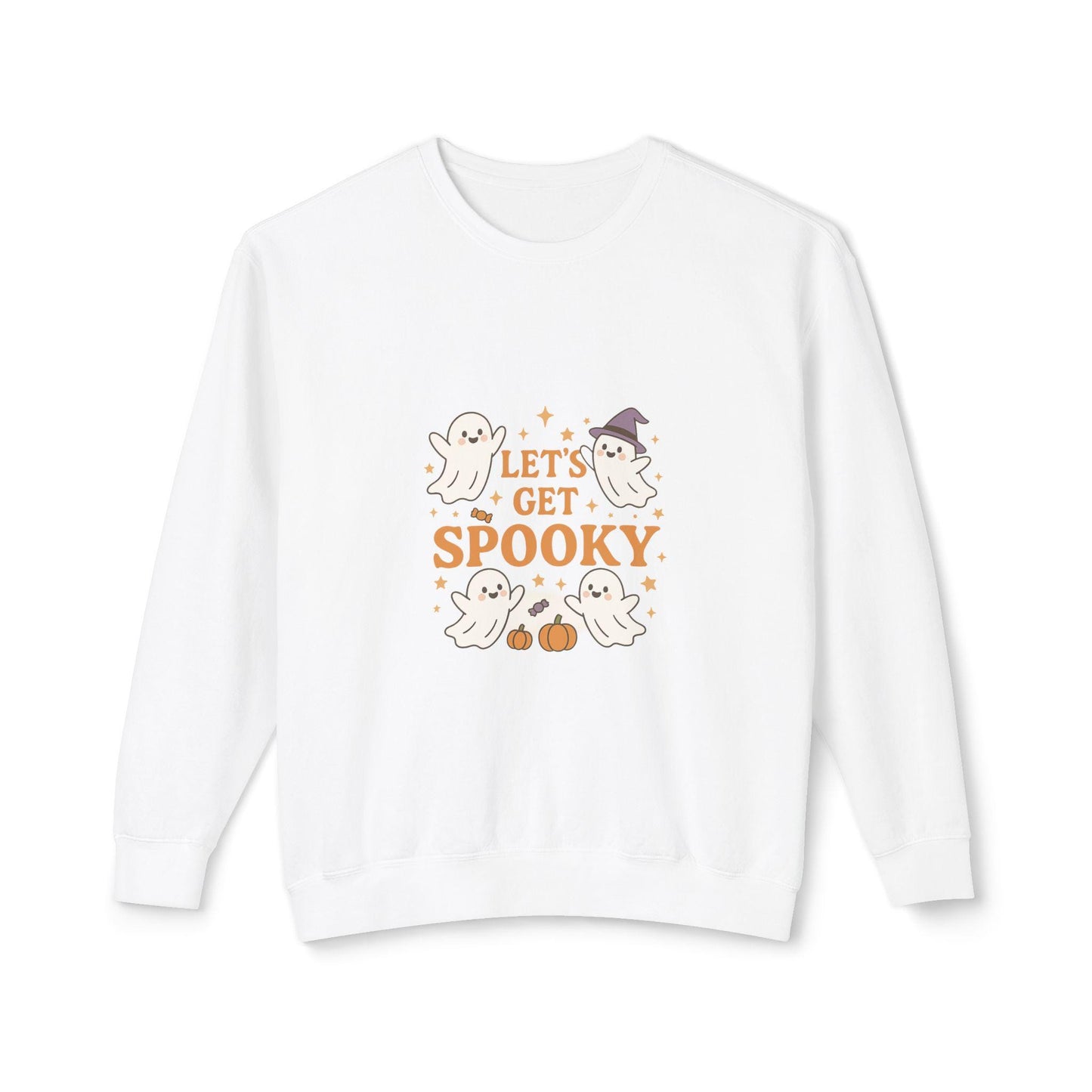 Lets Get Spooky Matching Halloween Sweatshirt | Cute Ghost Family Outfit | Fall Cozy Sweater | Halloween Gift Idea